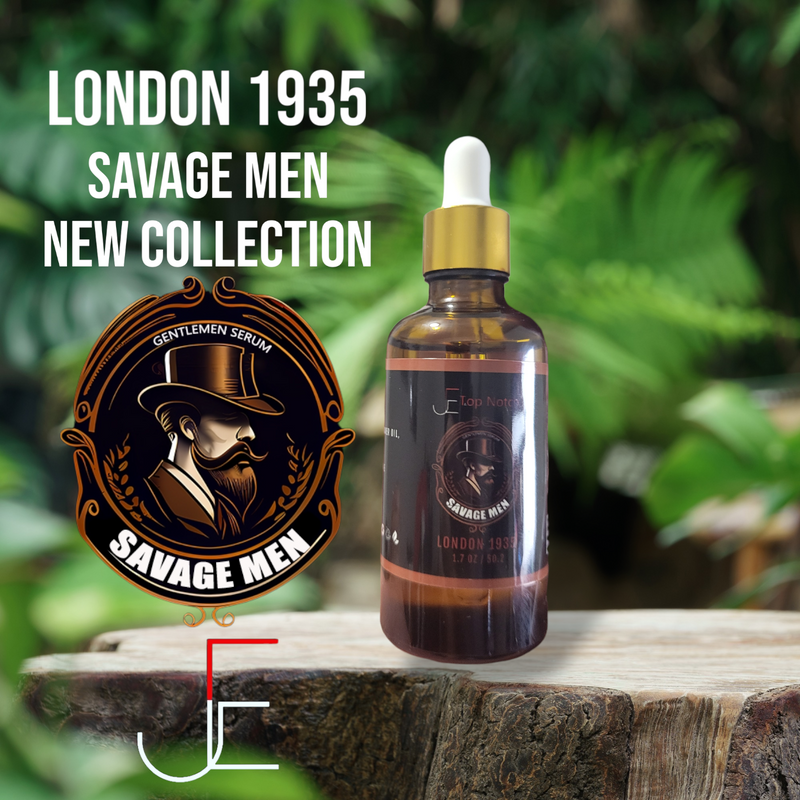 Savage Men: London 1935" Aceite para barba