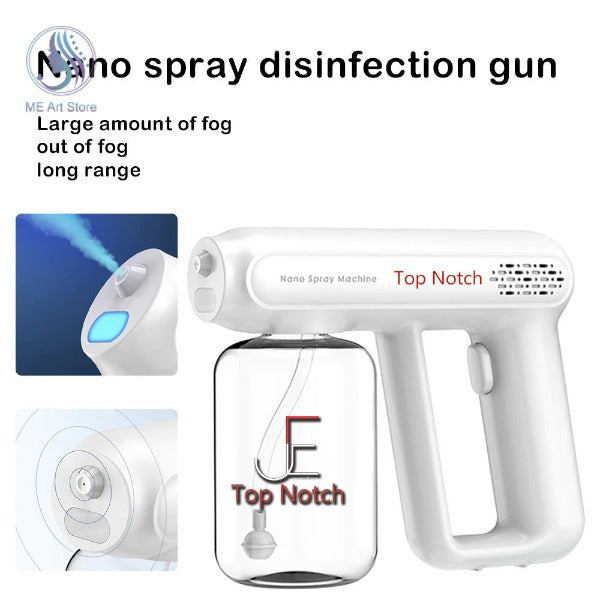 White JE Nano Blue Light Aftershave Atomizer sprayer